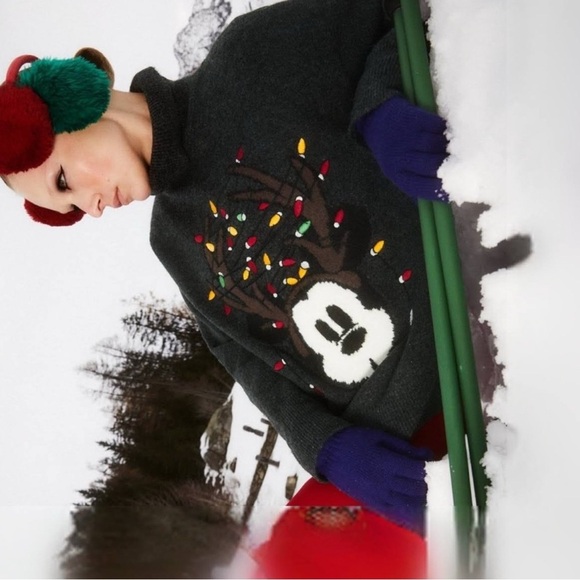 Rare Zara Gray Knit Sweater - Picture 1 of 7